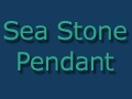 Sea Stone Spiral Pendants
